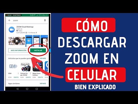 COMO Descargar ZOOM en CELULAR 2023 - Iphone o Android 📲