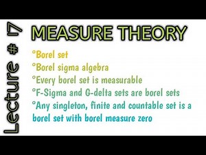 Borel set|Borel-Sigma Algebra|Every borel set is measurable
