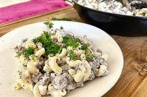 Easy Hamburger Beef Stroganoff Recipe