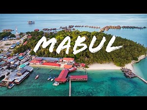 Beautiful Mabul Island / Mabul Water Bungalows Resort, Sabah, Malaysia