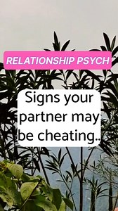 38K views · 106 reactions | Signs your partner may be cheating.......