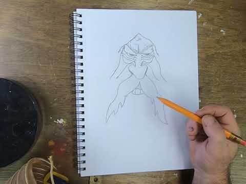 How To Draw A Wood Spirit Wizard