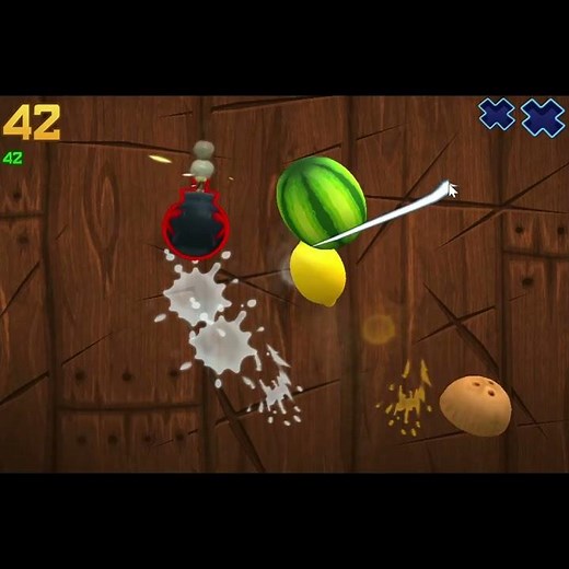 🥝 Fruit Ninja Gameplay | Fast Slices, High Score Challenge 🔪🍉 #shorts