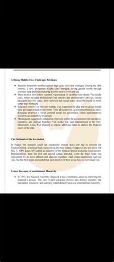 class 9 History chapter 1 The French Revolution notes