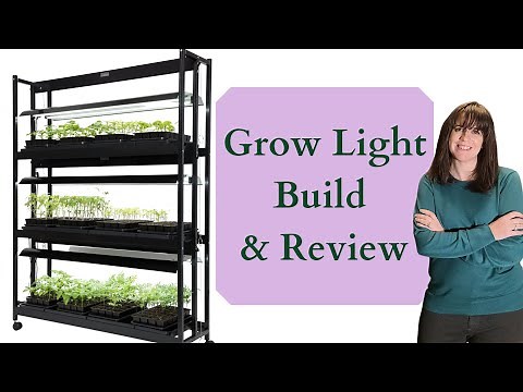 Flower Farm Grow Light Review LED 3-tier SunLite Garden Indoor seed starting