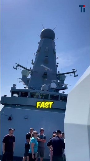 The Type 45 Destroyer: Smartest Warship Ever Built #military #defence #shorts
