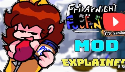 Youtube Poop Invasion V3 Mod在fnf（YTP）中解释