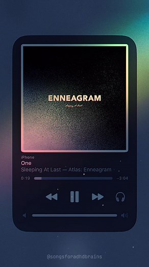 One by Sleeping At Last #enneagram #atlas #adhd #adhdbrain #neurodivergent #one #enneagramone #lyrics #lyricsvideo