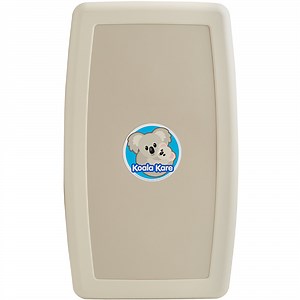 Koala Kare KB301-00 Beige Vertical Surface-Mounted Baby Changing Station / Table