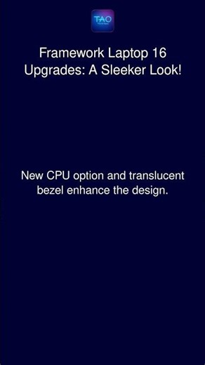 Framework Laptop 16 Upgrades: A Sleeker Look!