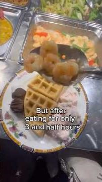 Seeing how long it takes to get kicked out $34 “all you can eat” buffet