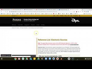 How to Use Purdue OWL
