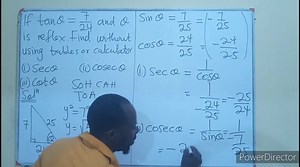 Trigonometry || Finding trigonometric identities of the three reciprocal trig functions #weteachyoulearnwegrowtogether #taxonomy_online_mathematics #gakpofredyaw #21stdigiskillzambassador #21stdigiskillz #thatmathguy #trigonometry #trigonometric #globaleducationnetwork | Taxonomy online mathematics