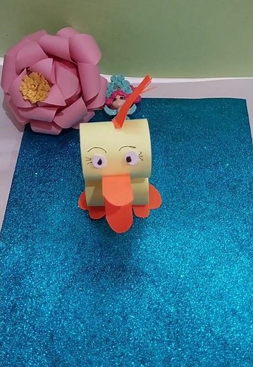 Make A Duck With Paperin 3 minutes #toymaking Step-by-step#craft #artcraft #origami #diy #ytshorts