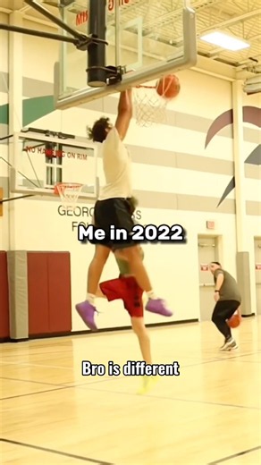 My INSANE Vertical Jump Transformation 🐰 #basketball #aau #dunk