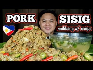 CRISPY PORK SISIG | COOKING & MUKBANG | MUKBANG PHILIPPINES | FILIPINO MUKBANGER