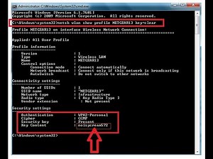 como obtener la clave de wifi usando CMD