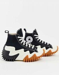 Converse - Run Star Motion Hi - Sneakers alte di tela nere | ASOS