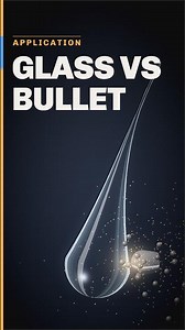 This Glass Stops Bullets… But Not a Tap on Its Tail💥 #science