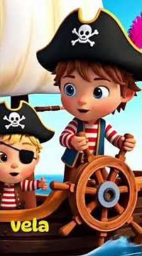 🏴‍☠️💃 ¡Soy un Pirata! | El Baile del Pirata 🐚⚓ | Canciones Infantiles Divertidas 🎶👶