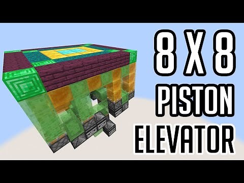 Minecraft 8x8 Elevator Made EASY