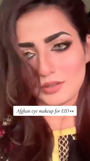 Ever tried Afghan Makeup For EID!? 👀✨ #eidlook #grwm #makeup
