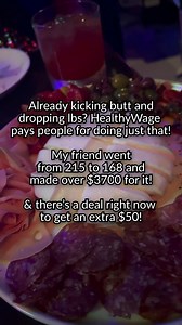 HealthyWage pays up to $10,000 for reaching weight loss goals. 🎯 Set the target, choose the timeline, and lock in the cash prize. Hit the goal ➡️ claim the reward.💰 Plus, enjoy extra perks like free challenges and a supportive community along the way! Sign up before Sunday and get an extra $50. 🙌 | HealthyWage