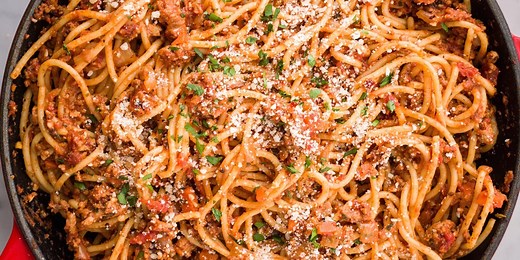 Spaghetti with Turkey Ragu