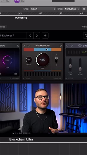 Nuro Audio on Instagram: "🎧 INSTANT lofi keys FX with full creative control 🔥 Blockchain Ultra 🔥 is the most powerful multi-FX plugin ever built for producers. Turn stock sounds into industry-quality tracks with just a few clicks. Discover your own unique sound in seconds. 🎛️ The Ultimate Melody Warping Tool 🥁 The Hardest Hitting Drum Processors 📼 The Most Creative & Easy-to-tweak Lofi FX 🪐 Lush & Spacey Reverbs & Delays 🔥 The Most Streamlined Workflow for Building Creative FX Chains Ins