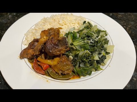 Jamaican Stew Chicken & Pop Chow | Eat Healthy, Feel Great, and Save Money