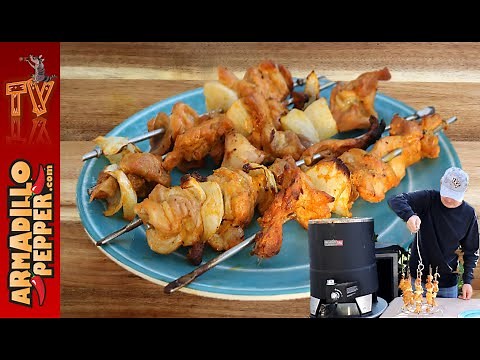 How to Make Kebabs in Big Easy Oil Less Fryer | Chicken Tikka
