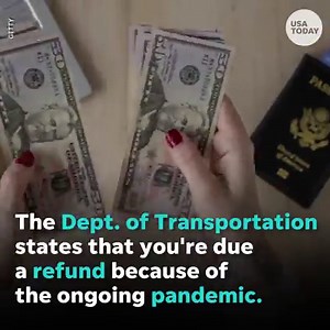 The DOT warning comes as travelers have blasted United and other airlines skirting its policies on cash refunds for canceled flights. | USA TODAY Video