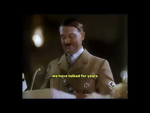 Adolf Hitler Speech at Krupp Factory in Germany 1935, IN ENGLISH