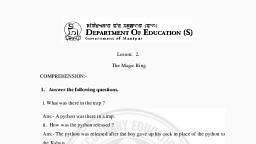 Chapter 2 - English - Notes - Teachmint