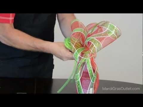 Deco Mesh Bottle and Gift Wrap Tutorial