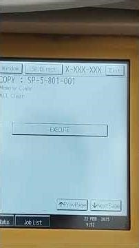 How to remove code sc220 in all RICOH models