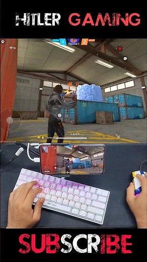 Free Fire Gaming Keyboard|⌨️🖱📱Mix Pro Geek Gamer #freefire #mixpro #geekgamer #keyboardmousefreefire