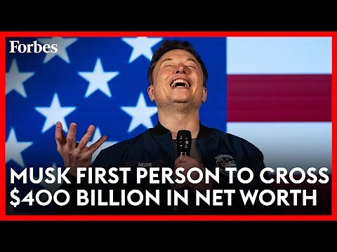 Elon Musk Is Now Worth More Than $400 Billion—A Global Record High