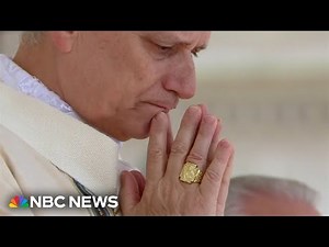 Watch: Pope Leo XIV bestowed with Fisherman's Ring