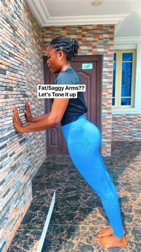 Goodbye to Saggy & Fat Arms! 🔥 Wall Arm Workout | No Gym, No Equipment