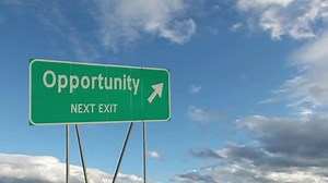 Opportunity Next Exit Road Sign Stock Footage Video (100% Royalty-free) 1995896 | Shutterstock