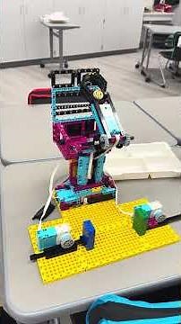 Lego Spike Robotic Arm and Conveyor Belt