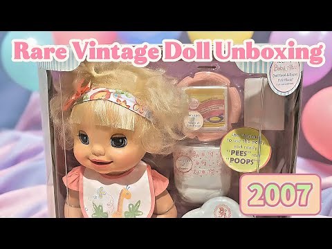 BABY ALIVE 2007 Learns to Potty Doll~ RARE UNBOXING