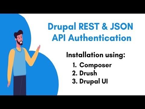 Drupal REST & JSON API Authentication | How to install Drupal REST API Module ?