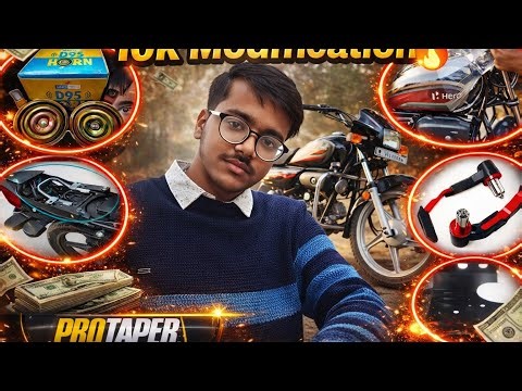 Paise wasool ya barbad / Splendor modification under 10k / splendor modified ‪@up79rider‬