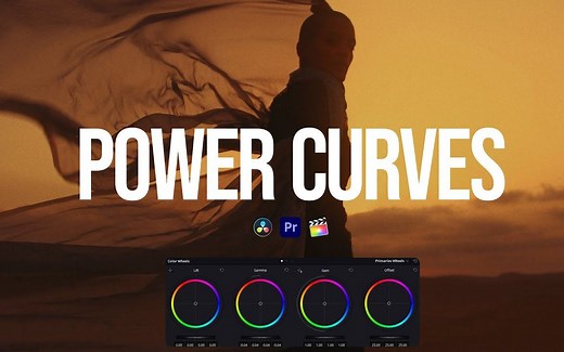[比LUT效果还好的调色预设] 达芬奇/PR/FCPX高质量视频调色预设 Colorist Factory – Power Curves Win/Mac