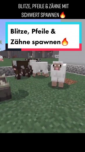 Minecraft Tutorial: Blitze, Pfeile & Zähne spawnen