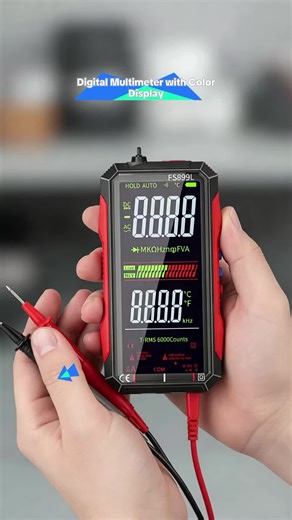 High Precision Digital Multimeter, Smart Automatic Test Instrument, Color Display, Multi-Functional Measurement Tool, Voltage Tester #homeelectronics #handymanmusthave #hightechgadgets #practicaltools #lasertapemeasure #multiusetool #digitalfoodthermometer #portabletools #stainlesssteelmeasuringtape #8in1wirecrimper