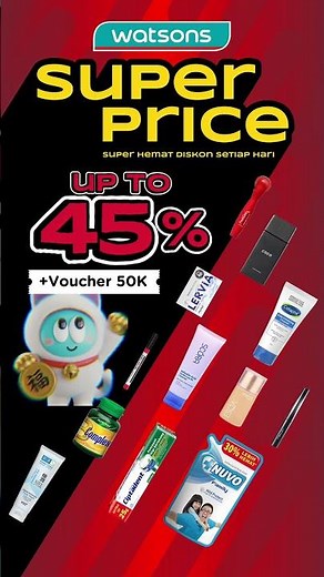 Belanja makin hemat di Watsons Super Price 😍