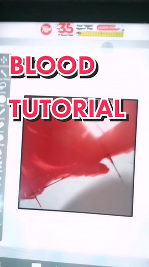 Art Tutorial: How to Draw Blood Effect for Your Artwork